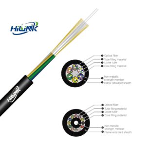 GYFTZY Loose Tube Layer Stranded Non-metallic ReinforcedCore Non-armored Flame-retardant Optical Cable - Fiber Optical Cab...